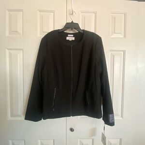 Calvin Klein Women's Black Bomber Jacket
